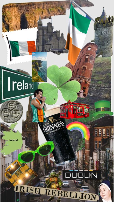 Ireland vision board Marianne Sheridan, Reality Creation, Ireland Country, Moving To Ireland, Scrapbooking Layouts Travel, Guinness Draught, Ireland Road Trip, Moving Abroad, Feb 25