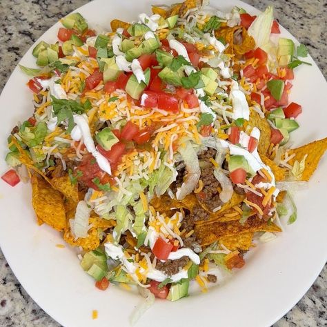 Doritos Bag Tacos, Fuzzys Taco Shop Nachos Recipe, Doritos Loaded, Dorito Nachos In A Bag, Taco Nachos, Salsa Avocado, Doritos Taco Hash Brown Casserole, Taco Wraps, Loaded Nachos