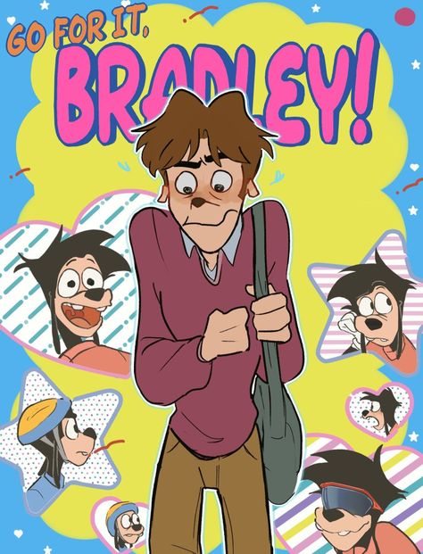 Marley Ship, Comic Maxley, Max And Bradley Matching Pfp, Max Goof X Bradley Uppercrust, Brad X Max Goof Fanart, Maxly The Goofy Movie, Goofy Movie Bradley, Maxley Human Fanart, Max Goof Human