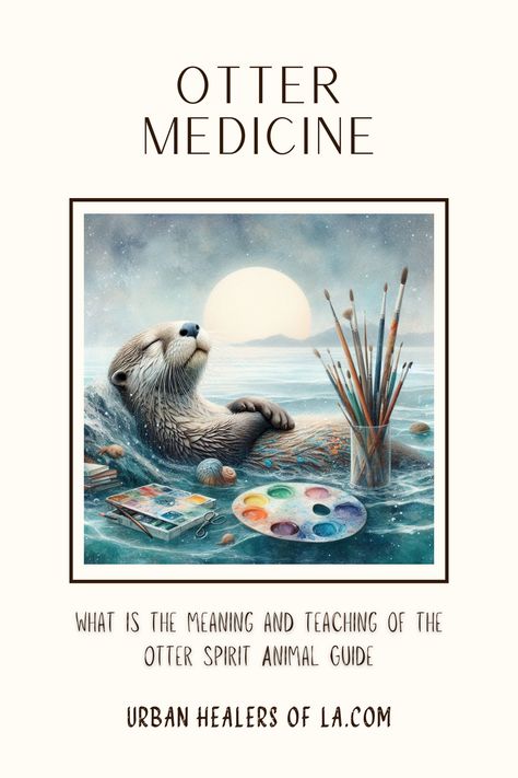 Whatever painful circumstance has swelled into your life the Otter Spirit Animal Totem teaches us to dive under trouble and watch it roll on by.

This acrobat lives her life among jagged rocks and crashing waves.  Her survival tactics on treacherous coastlines are to twirl and play.  Playtime is the best medicine to heal a wounded soul.  What do you find fun?  Otter says, do that now. Waste no time on why you shouldn’t.  Only in exploring our heart’s desire can we ever know... Otter Spirit Animal Meaning, Otter Spirit Animal, Spirit Animal Meaning, Survival Tactics, Animal Meanings, Spirit Animal Totem, Animal Spirit Guides, Baby Otters, Animal Guides