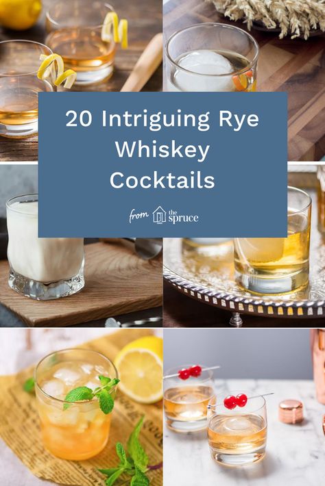 Whisky Drinks Whiskey Cocktails, Rye Cocktail Recipes, Rye Drinks Cocktail Recipes, Scotch Whiskey Cocktails, Rye Drinks, Rye Whiskey Cocktail Recipes, Rye Whiskey Drinks, Best Whiskey Cocktails, Whiskey Cocktails Easy