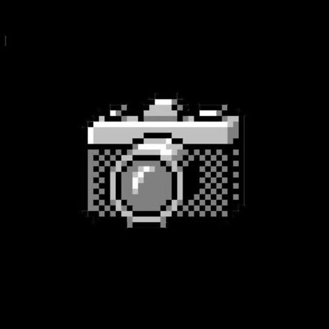 Camera Pixel Icon, Pixel Phone Icon, Black Camera Icon, Camera Icon Aesthetic, Icons Aesthetic Apps, Pixel App Icons, Phone Icon Aesthetic, Cool Widgets, Black Pixel