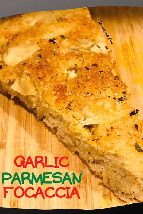 focaccia Quick Foccacia, Garlic Focaccia Bread, Garlic Focaccia, Bread Garlic, Foccacia Bread, Make Bread, Brown Rice Flour, Focaccia Bread, Deep Dish Pizza