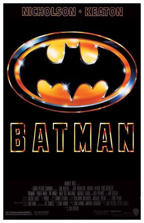 Poster for the hit movie 'Batman' Batman 1989 Poster, Big Eyes 2014, 1989 Poster, Batman Signal, Batman Movie Posters, Batman And Robin 1997, Tim Burton Batman, Batman Returns 1992, Tim Burton Tattoo