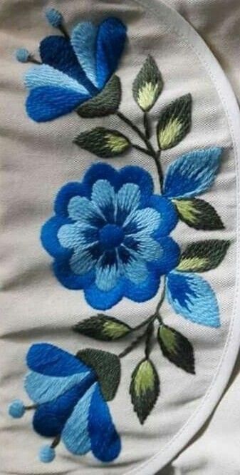 Crewel Embroidery Tutorial, Sulaman Pita, Crewel Embroidery Kits, Floral Embroidery Patterns, Hand Embroidery Videos, Basic Embroidery Stitches, Embroidery Stitches Tutorial, Pola Sulam, Hand Embroidery Flowers