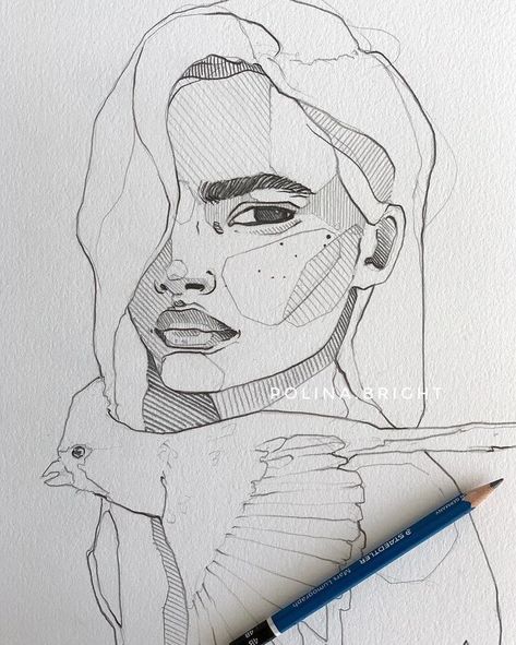 Polina Bright on Instagram: “Cardinal ️ #strawberry #shortcake #cartoon #strawberryshortcakecartoon #5minclub #bright #Cardinal #Instagram #Polina Polina Bright on Instagram: “Cardinal ♥️ Polina Bright on Instagram: “Cardinal ♥️ Polina Bright, Bright Art, Face Sketch, Desenho Tattoo, Pencil Art Drawings, Line Art Drawings, Drawing People, Art Drawings Sketches, Pencil Drawing