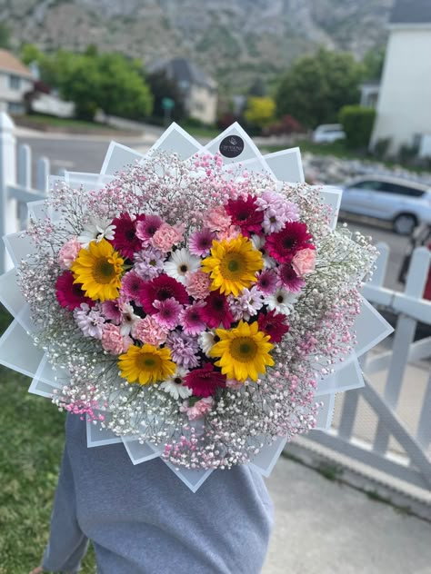 Mixed Floral Bouquet, Mixed Bouquet Floral Arrangements, Bouquet Of Flowers Gift Birthdays, Mother’s Day Bouquet, Mother’s Day Flower Bouquet, Sunflower And Gerber Daisy Bouquet, Gerberas Bouquet, Flower Bouquet Sunflower, Mix Flower Bouquet