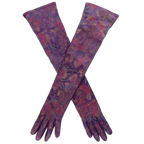 Woodstock Halloween, Beautiful Gloves, Fancy Gloves, Goth Wardrobe, Vampire Fashion, Purple Gloves, Silk Gloves, Long Leather Gloves, Velvet Gloves