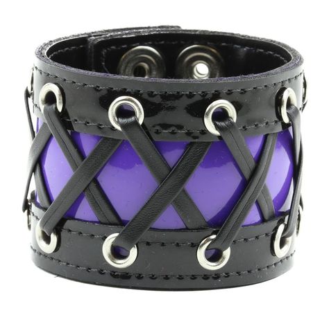 Goth Bracelets, Gothic Accessories Jewellery, Punk Bracelets, Rockabilly Accessories, Mens Accessories Bracelet, Purple Corset, Gothic Bracelet, Punk Accessories, Leather Wristbands