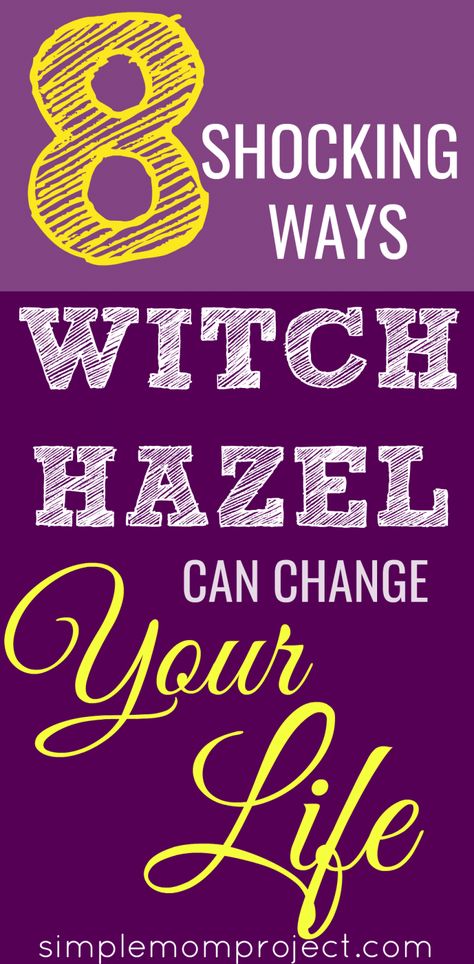 Benefits Of Witch Hazel, Witch Hazel Uses, Witch Hazel For Skin, Witch Hazel Toner, Get Rid Of Acne, Rid Of Acne, Acne Cleansers, Get Rid Of Blackheads, How To Get Rid Of Acne