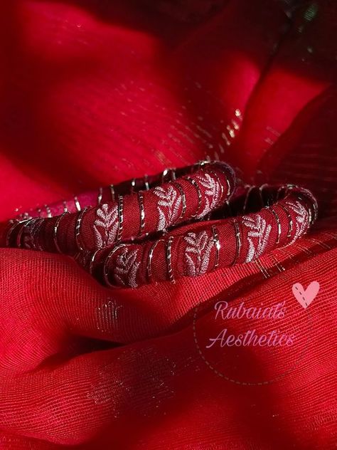 Embroidered Bangles, Handmade Bangles, Premium Quality, Bangles, Quick Saves