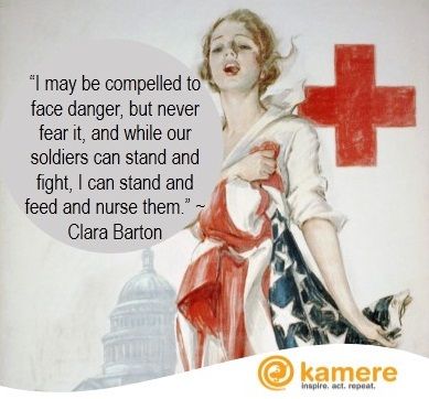 Clara Barton Quotes, Clara Barton, Honoring Veterans, Leader Quotes, Vintage Nurse, Quotes By Authors, Us Soldiers, Nurse Quotes, Successful Women