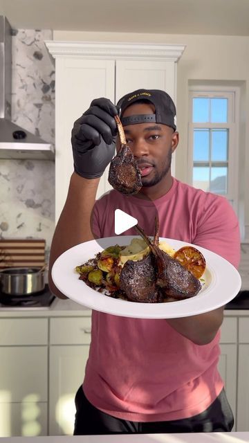 Daven Gates aka OneStopChop on Instagram: "Garlic and Herb Lamb Chops. These things were fire and that’s on who? Marry had a little lamb! FULLE RECIPE BELOW!!! INGREDIENTS 6-8 Lamb Chops 6 cloves garlic, whole 4 TBSP avocado oil, divided 2 tsp Worcestershire sauce 1 tsp garlic paste 1 tsp Italian herb paste 1 tsp garlic and herb seasoning 1 tsp all purpose seasoning (salt, pepper, garlic and onion powder) Juice of one lemon 1 sprig thyme 1 sprig rosemary 4 TBSP unsalted butter DIRECTIONS Prepare your marinade by combining 2 tbsp avocado oil, Worcestershire sauce, garlic paste, Italian herb paste, lemon juice, and seasoning. Mix well until combined and add your Lambchops. Mix around to coat Lambchops with marinade and marinate in refrigerator for at least 30 minutes. After re Marinade For Lamb Chops Recipe, Lamb Chop Marinade, Lamb Chops Recipes, Lamb Chops Marinade, Daven Gates, Lamb Marinade, Herb Rack, Lamb Chop Recipes, Seasoning Salt