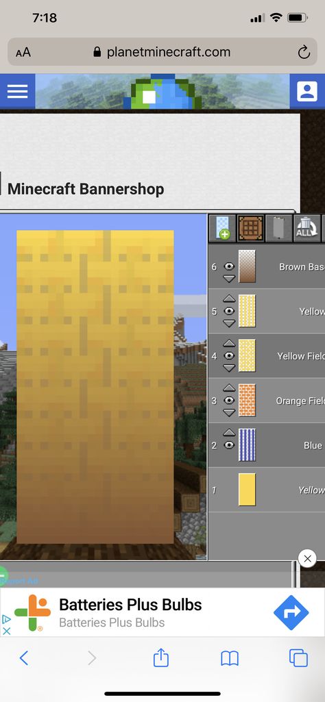 Yellow Minecraft, Yellow Banner, Minecraft Banners, Minecraft Building, Minecraft Creations, Minecraft Ideas, Building Ideas, Xbox, Banners