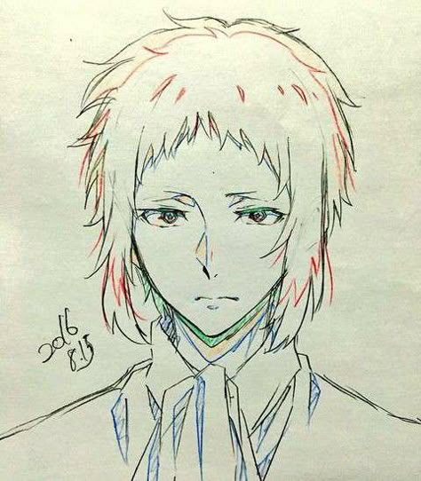 Akutagawa Ryunosuke, Nature Art Drawings, Pusheen Cat, Dazai Bungou Stray Dogs, Pen Sketch, Manga Love, Bongou Stray Dogs, Stray Dogs Anime, Naruto Art