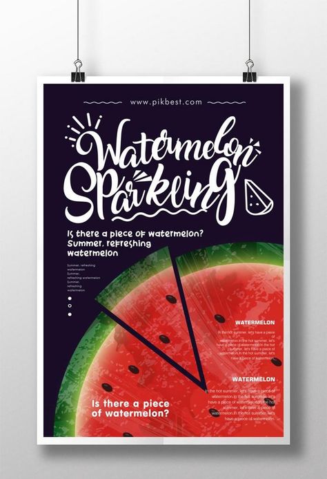 Creative Design Watermelon Poster#pikbest#Templates#Poster#Creative Watermelon Poster, Watermelon Background, Poster Creative, Watermelon Design, Technology Posters, Roll Up Design, Watermelon Designs, Water Poster, Watermelon Party