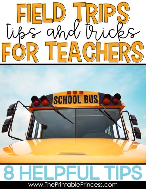 Field Trip Tips and Tricks for Teachers Field Trip Tips For Teachers, Prek Field Trip Ideas, Field Trip Checklist Teachers, Field Trip Preparation, Field Trip Essentials For Teachers, Field Trip Backpack, Field Trip Bus Ride Activities, Field Trip Necessities, Teacher Field Trip Must Haves