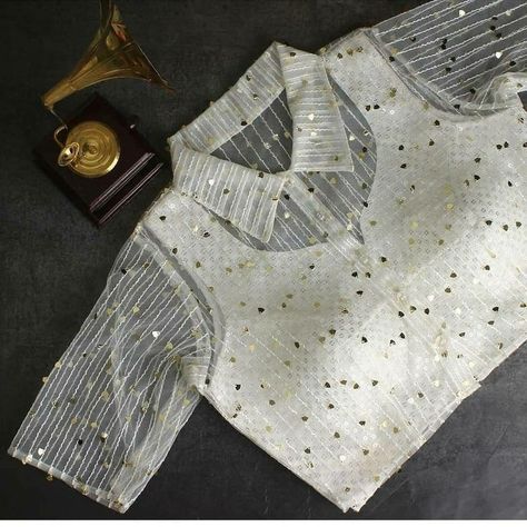 Net Blouse Designs, Netted Blouse Designs, Long Blouse Designs, Model Blouse Designs, Blouse Designs Catalogue, Net Blouse, Fashionable Saree, Latest Blouse Designs Pattern, Traditional Blouse Designs