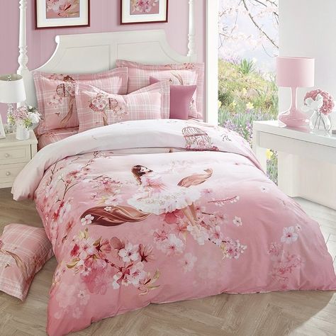 Peach and White Fairy Garden Elegant Girls Full, Queen Size #Bedding #Bedspread #Bedroom Sets Girls Bedspreads, Elegant Girls, White Fairy, Girl Bedroom Designs, Elegant Girl, Bedroom Designs, Bed Sheet Sets, Bed Styling, Queen Size Bedding