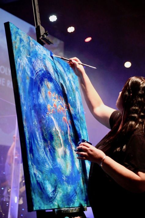 The prophetic artist creates art as a spiritual connection between God and the viewer. Prophetic Art Worship, Prophetic Painting, Worship Art, Worship Team, Art Matters, Prophetic Art, Faith Art, Live Painting, Worship Service