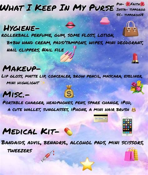 20 Purse Essentials Hoe Tips #purseideas #diypurse #purse Purse Necessities, Korean Beauty Routine, What's In My Purse, In My Purse, Purse Essentials, My Purse, Baddie Tips, Rollerball Perfume, Life Hacks For School