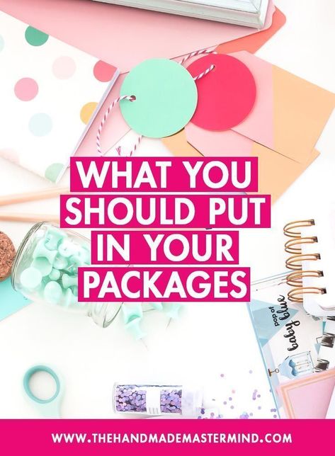 What you should put in your packages. Packaging insert tips. Handmade packaging tips Starting Etsy Shop, Packaging Tips, Poshmark Packaging, Starting An Etsy Business, Etsy Packaging, Master Mind, Packaging Ideas Business, Small Business Packaging Ideas, Handmade Packaging