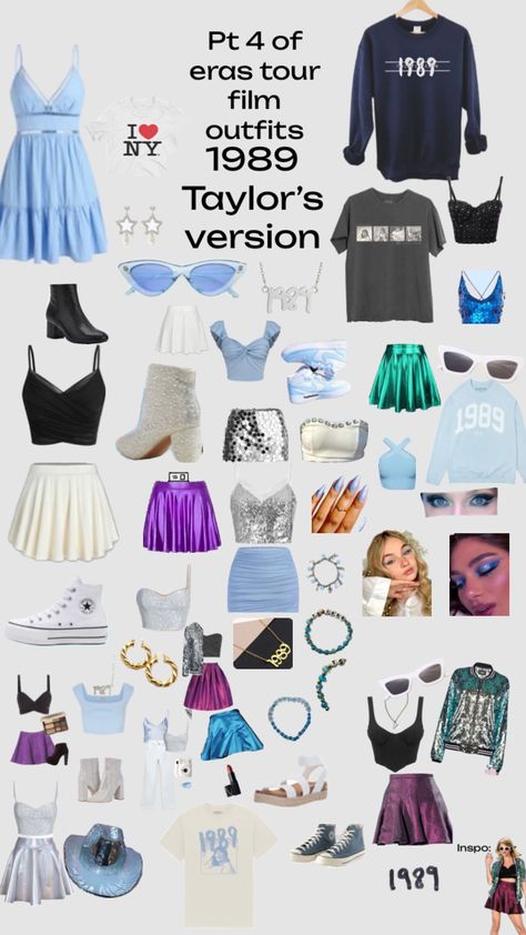 1989 tv Taylor swift eras film outfit #tayloralisonswift #1989tv #taytay #erastour #erastourfilm 1989 Clothes, Taylor Swift 1989 Tour Outfits, Taylor Swift 1989 Tour, 1989 Taylor Swift, Fashion Show Themes, Lilly Pulitzer Outfits, 1989 Tv, Taylor Outfits, Whimsical Dress