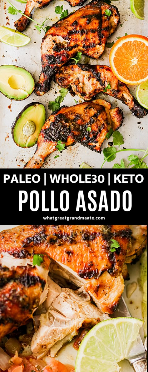 Pollo Asado Recipe, Asado Recipe, Mexican Grilled Chicken, Poulet Tikka Masala, Crockpot Recipes Mexican, Grilled Chicken Recipe, 30 Diet, Baked Recipes, Mexican Chicken Recipes