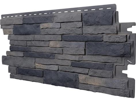 Faux Outdoor Stone Panels, Stone Look Vinyl Siding, Stone Veneer Front Of House, Fake Rock Siding On House, Vinyl Siding With Stone Accent, Stone Ideas For Front Of House, Faux Stone Skirting Mobile Homes, Vinyl Stone Siding Exterior, Faux Rock Siding Exterior