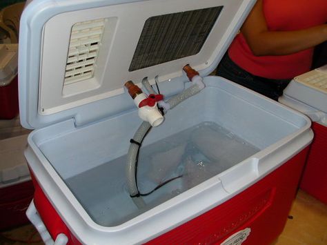 Homemade Air Conditioner, Camping Air Conditioner, 12v Air Conditioner, Cooler Air Conditioner, Diy Ac, Diy Air Conditioner, Diy Cooler, Swamp Cooler, Camping Hacks Diy