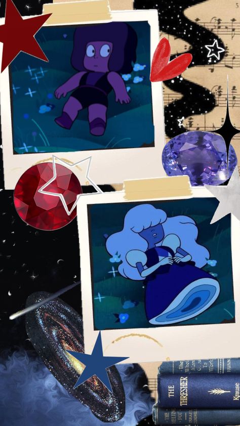 #stevenuniverse #ruby #sapphire #garnet #love #ship #wlw #gem Garnet Wallpaper, Sapphire Steven Universe, Universe Wallpaper, Lapis Lazuli Steven Universe, Steven Universe Wallpaper, Ruby And Sapphire, Kirby Character, Steven Universe Gem, Ruby Sapphire