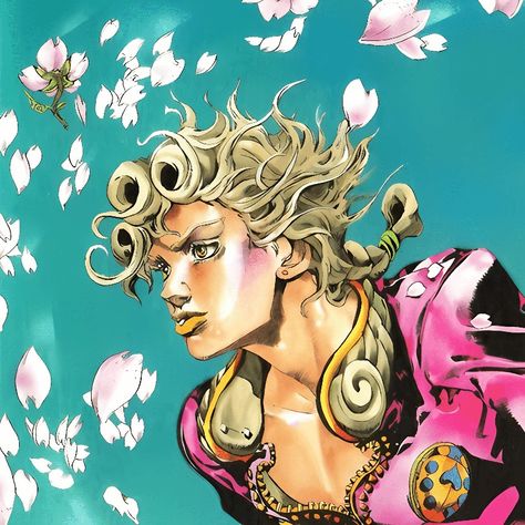 Giorno Manga Icon, Jojo Aesthetic Icon, Part 5 Jjba, Jojo Pfp Aesthetic, Giorno Giovanna Pfp, Part 5 Jojo, Meme Jj, Jjba Golden Wind, Jojo Aesthetic