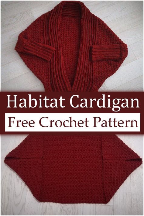 Free Cocoon Crochet Pattern, Crochet Cocoon Shrug Pattern Free, Crochet Cocoon Cardigan Pattern Free, Crochet Chunky Cardigan Pattern Free, Crochet Cocoon Shrug, Crochet Coat Free Pattern, Habitat Cardigan, Crochet Cotton Cardigan, Crochet Cocoon Cardigan