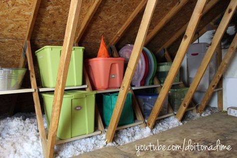 Attic storage ideas