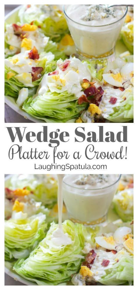 Unique Salad, Salads For A Crowd, Wedge Salad, Salad Pasta, Cooking For A Crowd, Salad Bar, Food For A Crowd, Summer Salads, Delicious Salads