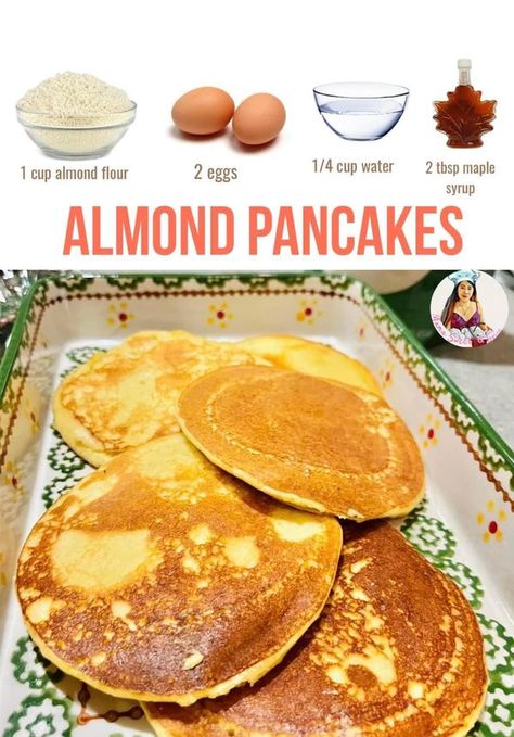 Chef Paula Deen 👩‍🍳 | Homemade Almond flour pancakes 🥞 | Facebook Sweet Potato Crackers Recipe, Sweet Potato Crackers, Pancakes Gluten Free, Almond Pancakes, Fluffy Pancake Recipe, Almond Flour Pancakes, Flour Pancakes, Almond Flour Recipes, Homemade Pancakes