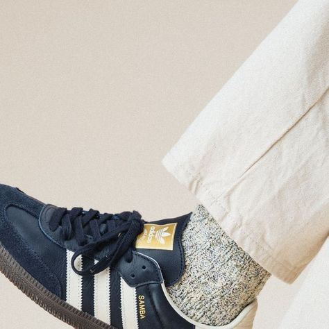 Navy Sambas Adidas Women Outfit, Adidas Samba Navy Outfit, Navy Samba Outfit, Navy Blue Samba Outfit, Navy Adidas Samba, Adidas Samba Og Sporty And Rich, Navy Samba, Adidas Samba Navy, Samba Navy Blue