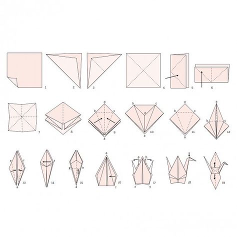 How To Fold A Paper Crane, How To Make A Paper Crane, Origami Crain, Valentines Day Craft Ideas, Craft Room Inspiration, Origami Crane Tutorial, Origami Instructions Easy, Paper Crane Mobile, 1000 Paper Cranes