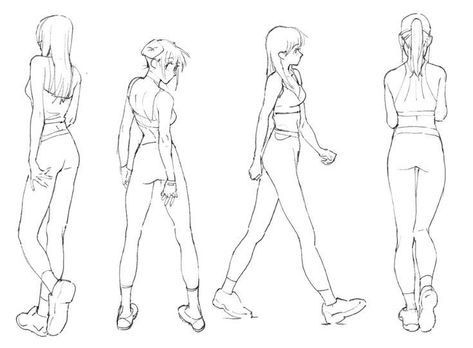 Anatomy Sketches, Body Reference Drawing, 캐릭터 드로잉, Anatomy Drawing, Sketch Inspiration, Body Drawing, Female Body, Anime Drawings Tutorials, Character Sketch