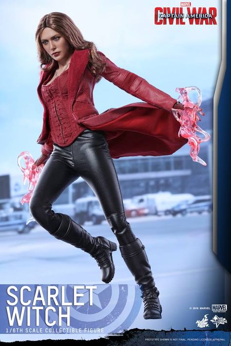 Scarlet Marvel, Maximoff Family, Captain America Figure, Elizabeth Olsen Scarlet Witch, Marvel Merchandise, Scarlet Witch Marvel, Scarlett Witch, Captain America Civil, Marvel Captain America