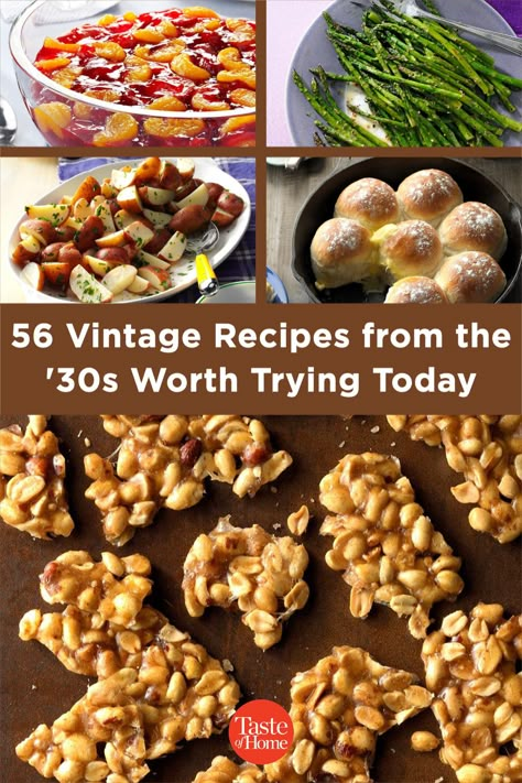 Weird Vintage Recipes, Recipes From The 1900s, Recipes From The 40s, 1930s Food Recipes, Vintage Recipes 1800s, 1970s Recipes, Filling Soups, 70s Food, Simple Desserts