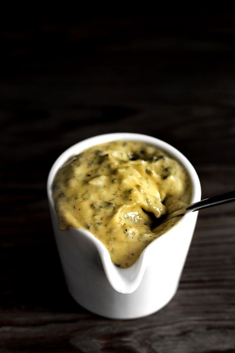 kombu-miso-butter-sauce22 Miso Butter, Homemade Sauce, Butter Sauce, Butter Recipe, Dipping Sauce, Sauce Recipes, Chutney, Spreads, Cooking And Baking