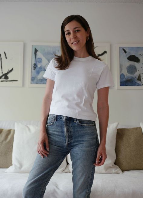 I Tried the 3 Best-Selling White T-Shirts on Who What Wear—Here Are My Thoughts White Tee Shirt Outfit, Perfect White Tee Shirt, Best White Shirt, Functional Outfits, White Tshirt Women, Tee Shirt Outfit, Basic White Tee, Tea Shirt, Brand Aesthetic