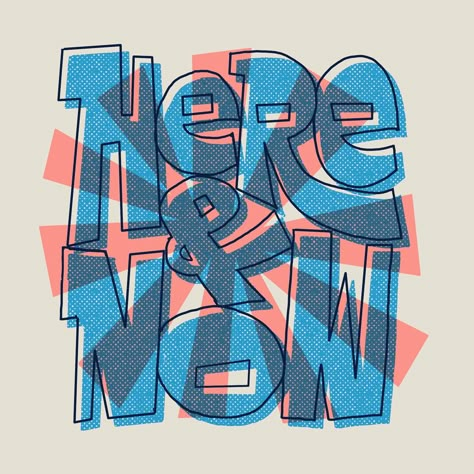 Here and now | lettering, hand lettering Hand Lettering Illustration, Hand Lettering Design, Hand Drawn Typography, Draw With Me, Christmas Graphic Design, Text Pattern, Lettering Illustration, Graphic Design Cards, Spending Time With You