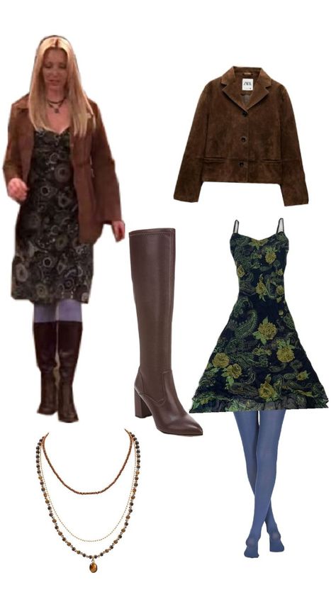 #Phoebebuffay #outfit #ideas #friends Friends Series Outfit Ideas, Friends Phobie Outfits, How To Dress Like Phoebe Buffay, Pheobe Buffet Aesthetic, Friends Clothes 90s Outfit, Phebeo Buffay Style, Phoebe Outfits Friends, Pheobe Outfits Friends, Phebeo Buffay Outfits