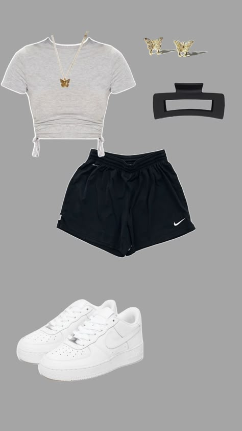 Cute Outfits Shorts, Summer Swag Outfits, Fitness Wear Outfits, Casual Preppy Outfits, Trendy Outfits For Teens, Cute Lazy Outfits, Cute Lazy Day Outfits, Cute Preppy Outfits