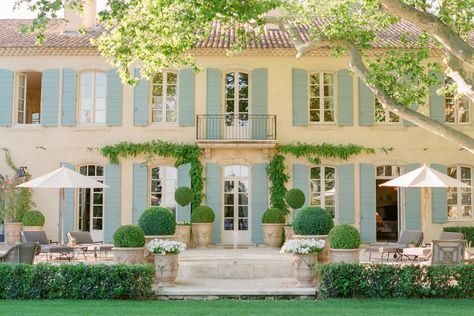 Blue Shutters, Exterior Details, Door Designs, English House, French Countryside, French Farmhouse, French Country House, French Country Style, French House