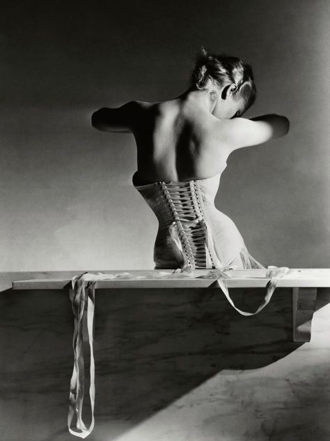 The Mainbocher Corset, Paris, 1939  Horst P. Horst—Condé Nast/J. Paul Getty Museum Burnt Movie Poster, Burnt Movie, Horst P Horst, Paris Is Burning, Wall Art Room Decor, Wall Art Room, Art Room Decor, Getty Museum, Film Prints