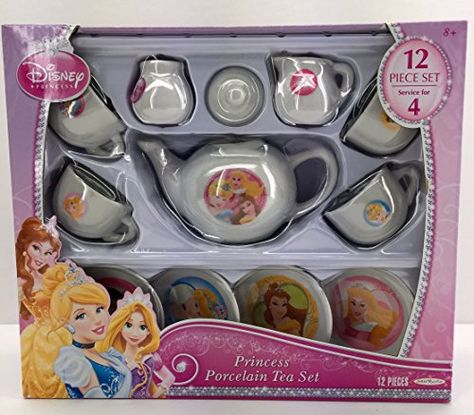 $27.48 Disney Princess 12 Piece Tea Set Service for 4 Disney Princess Tea Set, Babysitting Aesthetic, Disney Princess Tea Party, Vintage Disney Princess, Tea Party Set, Toy Tea Set, Tea Party Setting, Princess Tea Party, Disney Princes