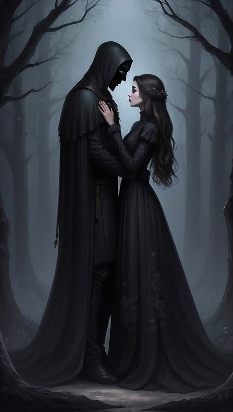 Dark Romance Art Couple, Dark Werewolf, Dark Fae Aesthetic, Werewolf Romance, Personajes Studio Ghibli, Gothic Princess, Grunge Pictures, No Escape, Dance Forever